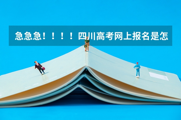 急急急！！！！四川高考网上报名是怎么弄的？先在网上报名然后隔几天再交报名费？还是报名的时